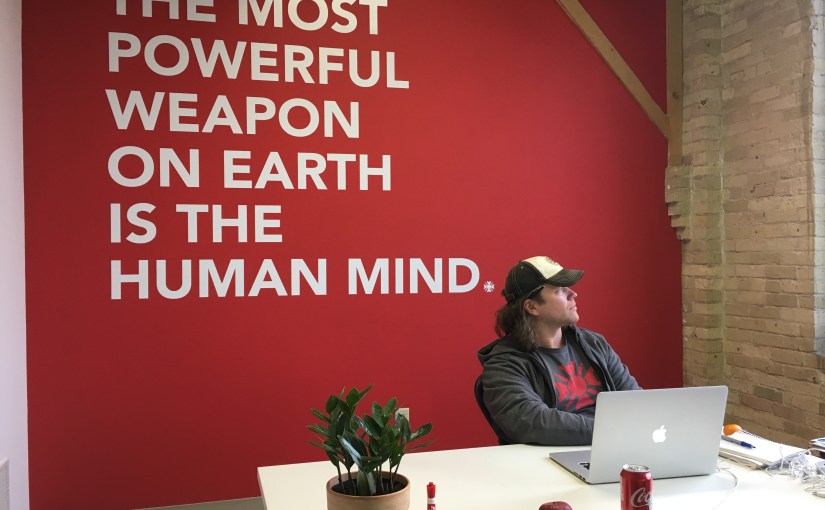 The writing is on the wall, and I love&nbsp;it.